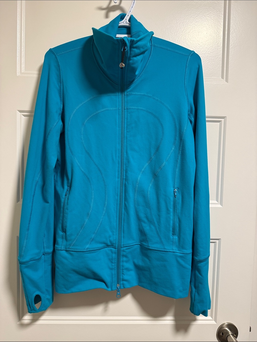 lululemon athletica Teal Full-Zip Bomber Jacket